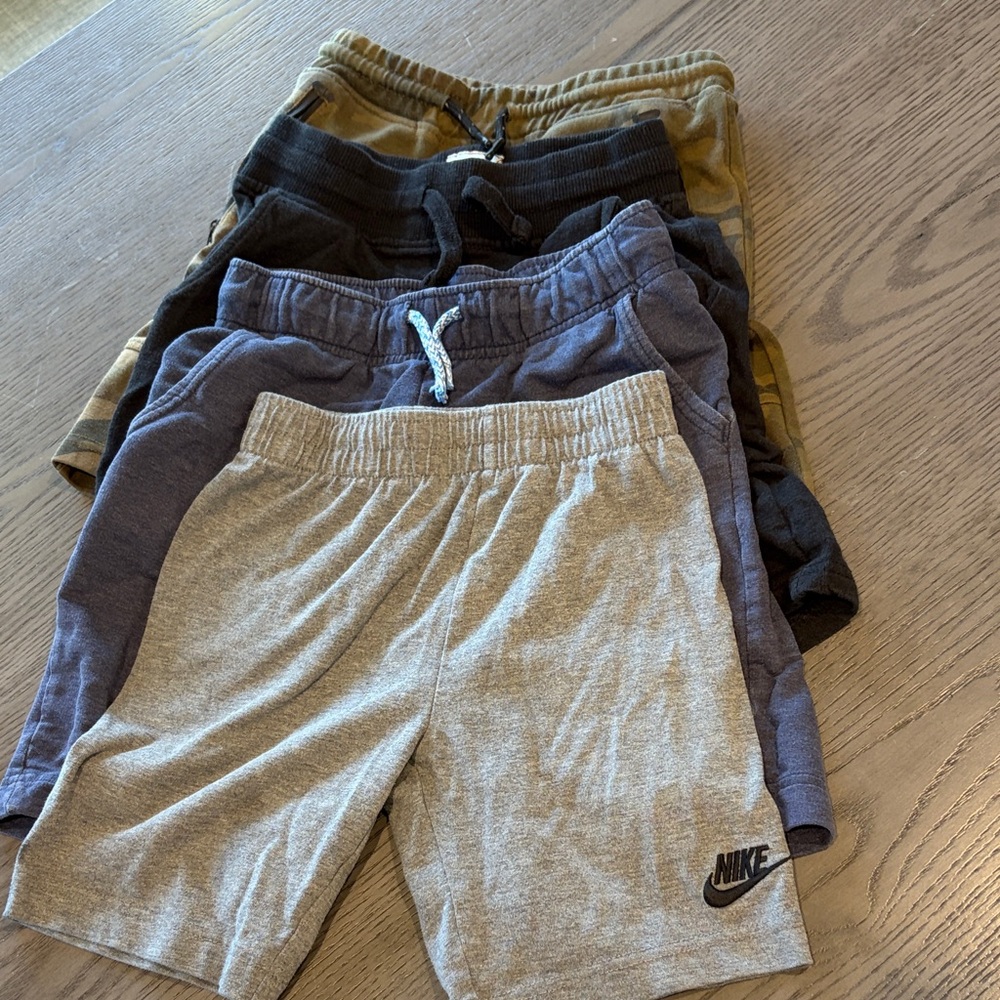 mixed brand Boys' Grey Elastic-Waist Shorts - Casual Everyday Bottoms